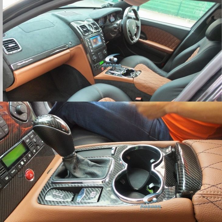 Maserati Quattroporte 2008-2013 carbon Fiber Interior Panels*7pcs*(core exchange required) - Image 3