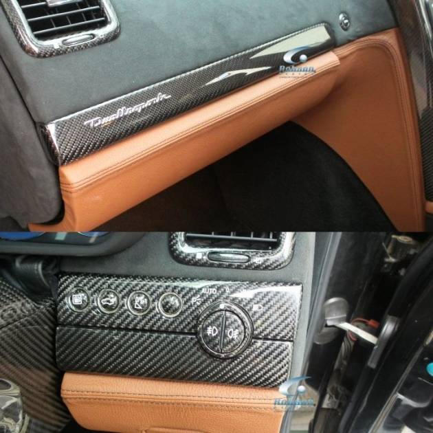 Maserati Quattroporte 2008-2013 carbon Fiber Interior Panels*7pcs*(core exchange required)