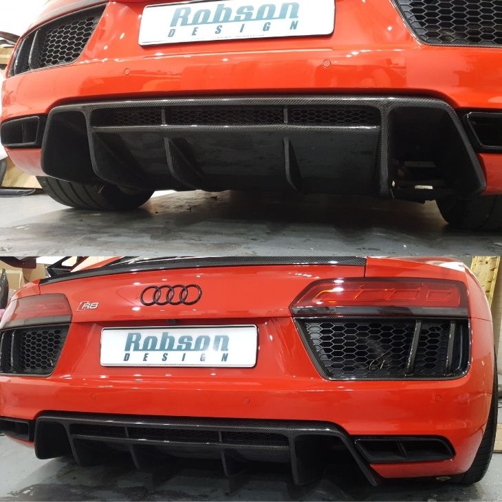 Audi R8 V10 Premium Carbon Fiber Rear Air Vent Cover 2020-2024*2pcs*(core exchange required) - Image 3