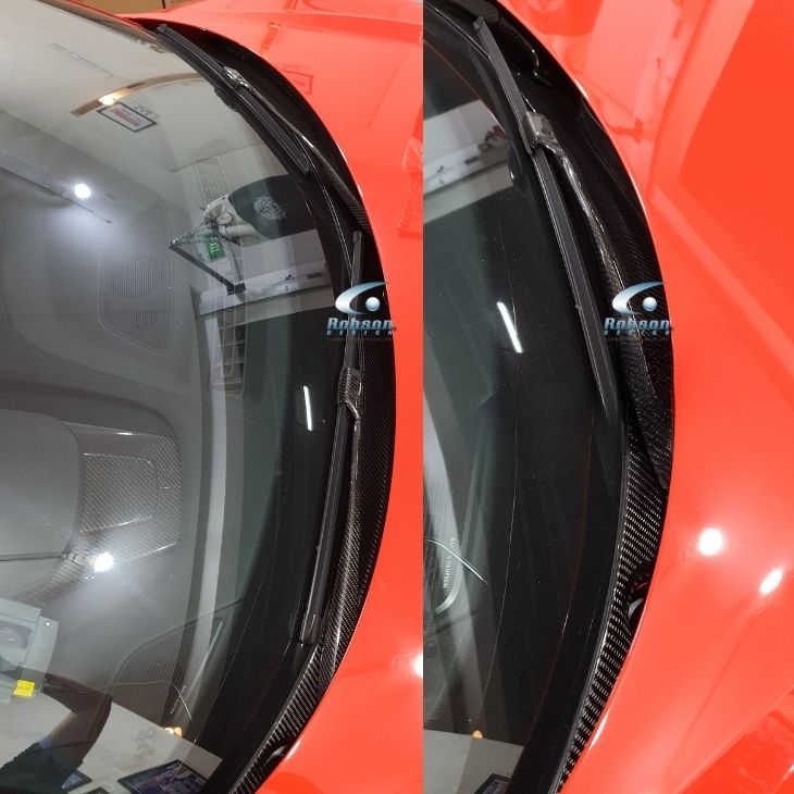 Audi R8 V10 Premium Carbon Fiber Wiper Blade Handle 2020-2024 *2pcs* (core exchange required) - Image 2