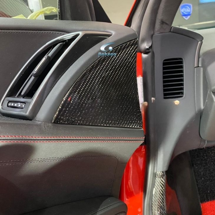 Audi R8 V10 Premium Carbon Fiber Door Triangle Panel *2pcs* 2020-2024(core exchange required) - Image 5