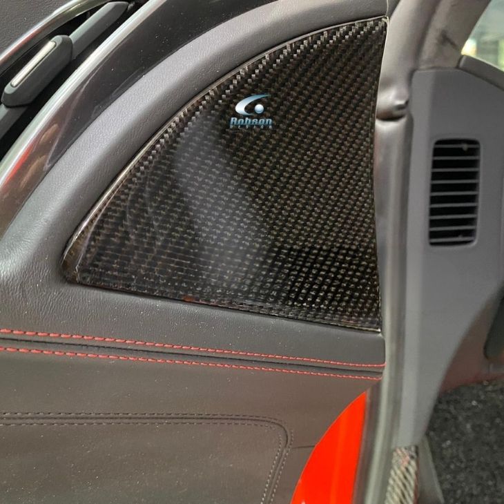 Audi R8 V10 Premium Carbon Fiber Door Triangle Panel *2pcs* 2020-2024(core exchange required) - Image 4