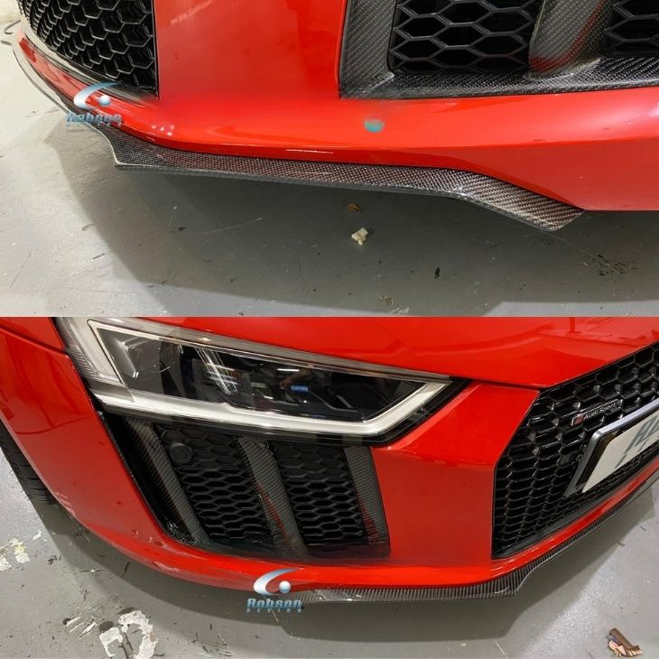 Audi R8 V10 Premium Carbon Fiber Front Air Vent Cover 2020-2024 *2pcs*(core exchange required) - Image 3