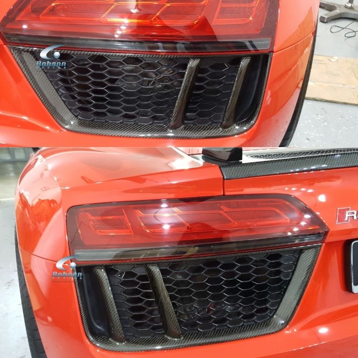 Audi R8 V10 Premium Carbon Fiber Rear Air Vent Cover 2020-2024*2pcs*(core exchange required) - Image 4