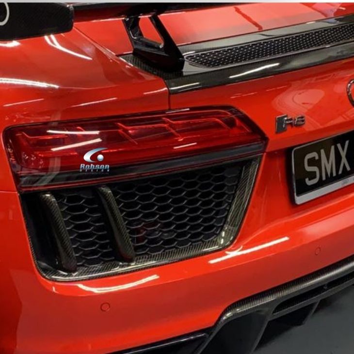 Audi R8 V10 Premium Carbon Fiber Rear Air Vent Cover 2020-2024*2pcs*(core exchange required) - Image 2