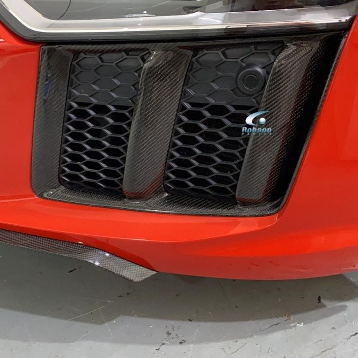 Audi R8 V10 Premium Carbon Fiber Front Air Vent Cover 2020-2024 *2pcs*(core exchange required)
