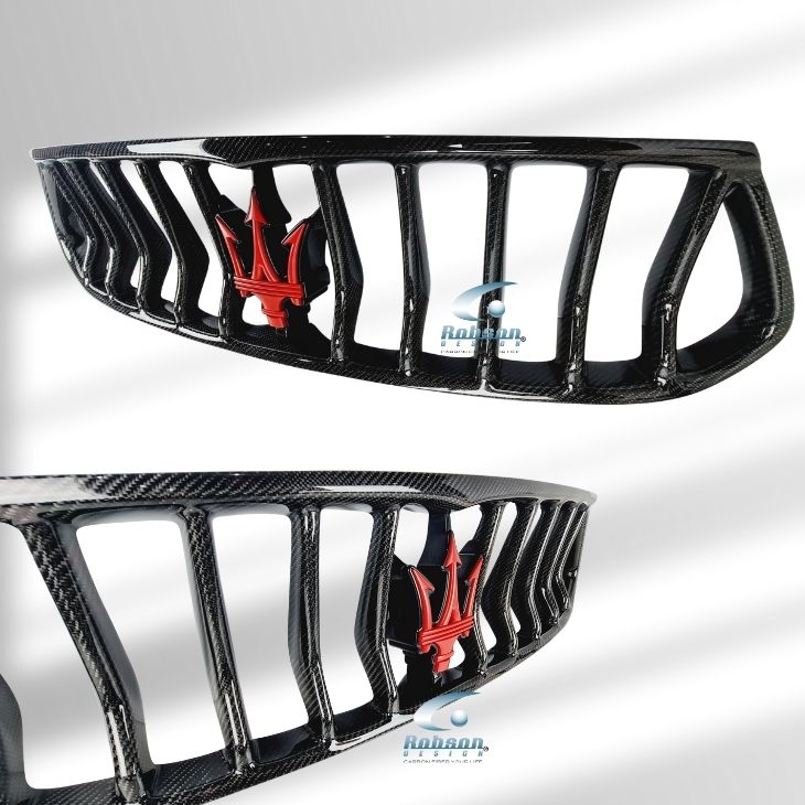 Maserati Gran Turismo MC Stradale Premium Carbon Fiber Front Grill *full carbon**(core exchange required) - Image 2