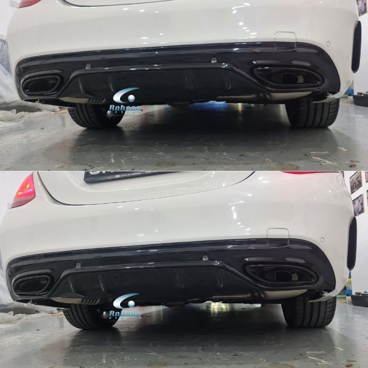 Mercedes C Class W205 Genuine Carbon Fiber Rear Diffuser (core exchange required)