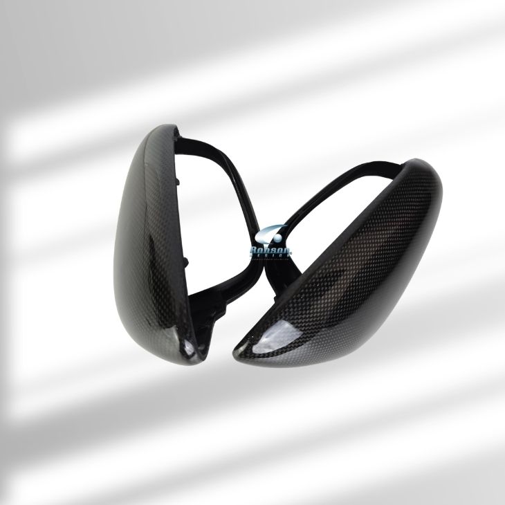 Porsche Taycan 2020-2025 Premium Plain Carbon fiber Side Mirror Cover*2pcs*(core exchange required) - Image 4