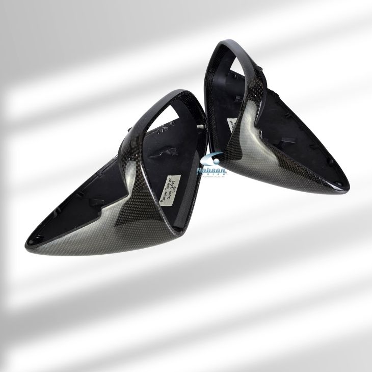 Porsche Taycan 2020-2025 Premium Plain Carbon fiber Side Mirror Cover*2pcs*(core exchange required) - Image 2