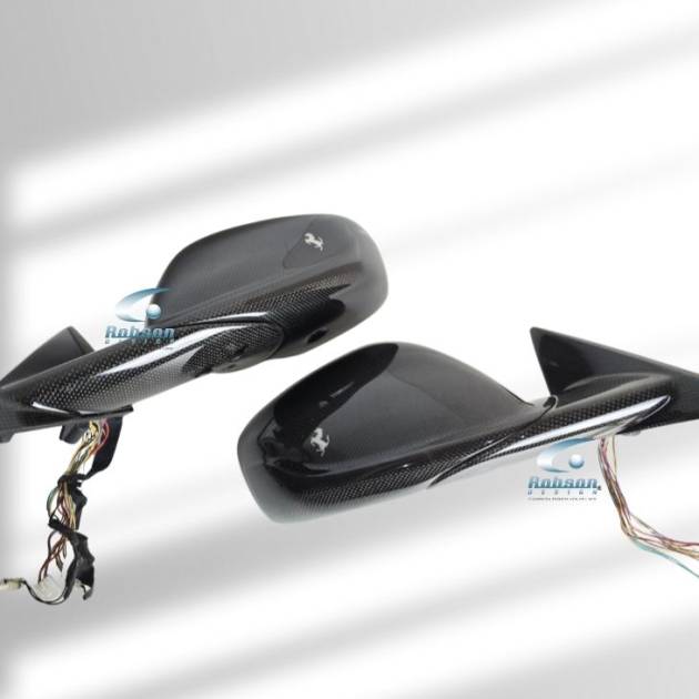 Ferrari FF 2011-2016 Genuine plain Carbon Fiber Side Mirror Cover 4pcs set (core exchange required)