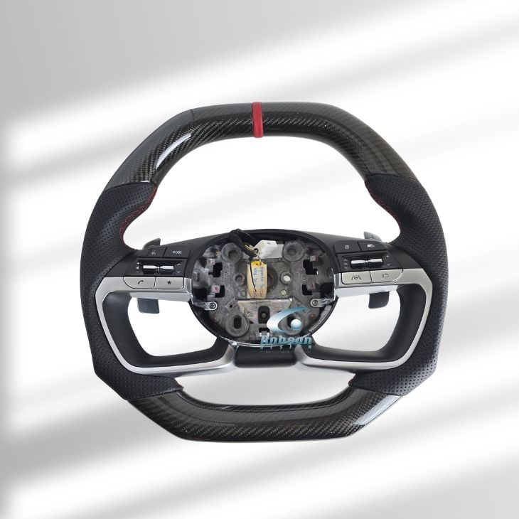 Hyundai Tucson NX4 2021-2024 Premium Carbon Fiber Steering Wheel (core exchange required) - Image 2