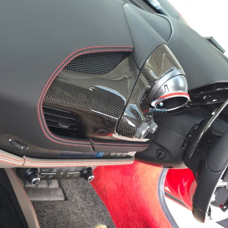 Ferrari F8 Premium Carbon Fiber Aircon Panels*3pcs*(core exchange required) - Image 2