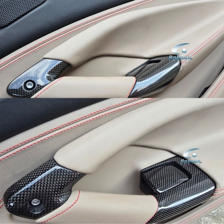 Ferrari F8 Premium Carbon Fiber Door Puller *4pcs*(core exchange required) - Image 3