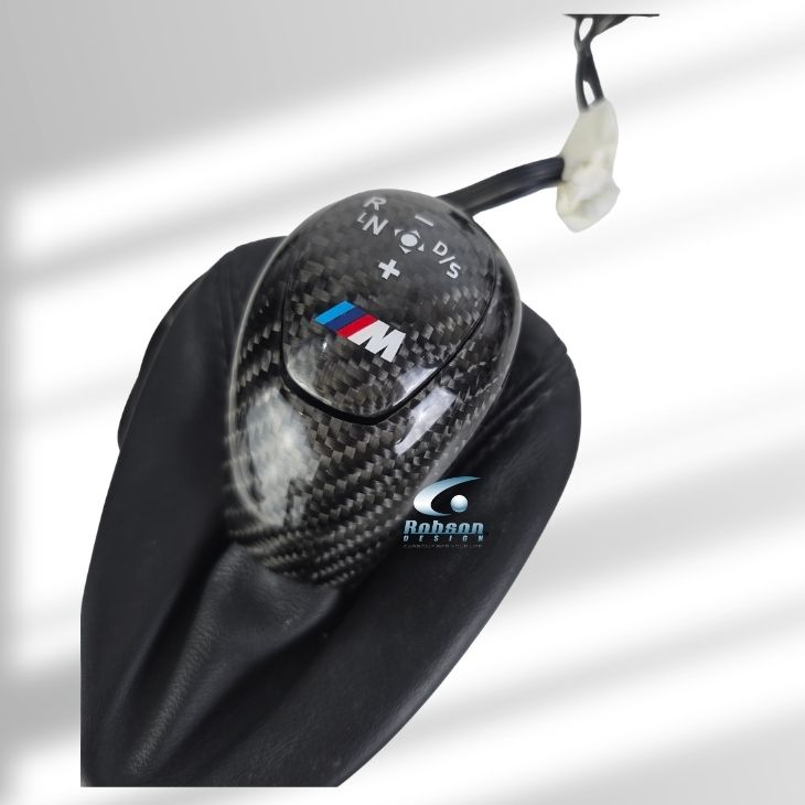 BMW E90 E92 E93 M3 Premium Carbon Fiber Gear Knob Cover(core exchange required) - Image 4