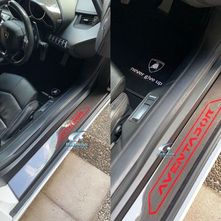 Lamborghini Aventador LP700/LP740/LP750/LP770 Premium Carbon Fiber Customized Door Sill Plate (core exchange required)