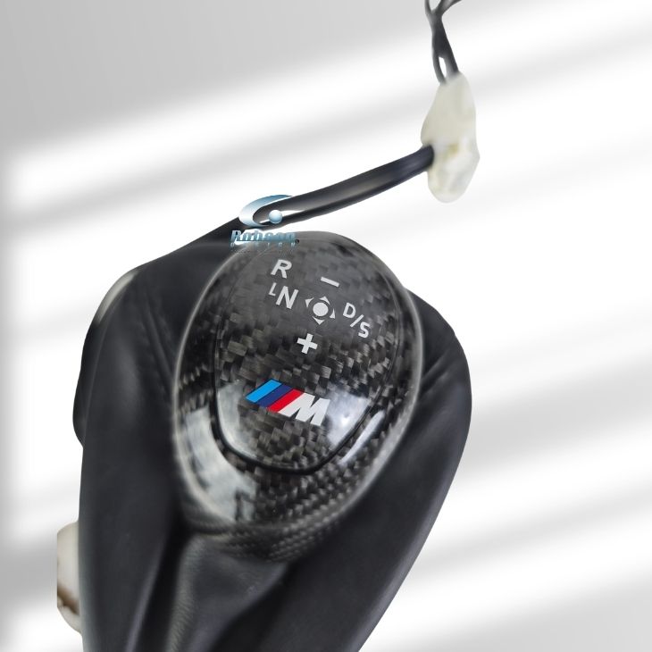 BMW E90 E92 E93 M3 Premium Carbon Fiber Gear Knob Cover(core exchange required) - Image 3