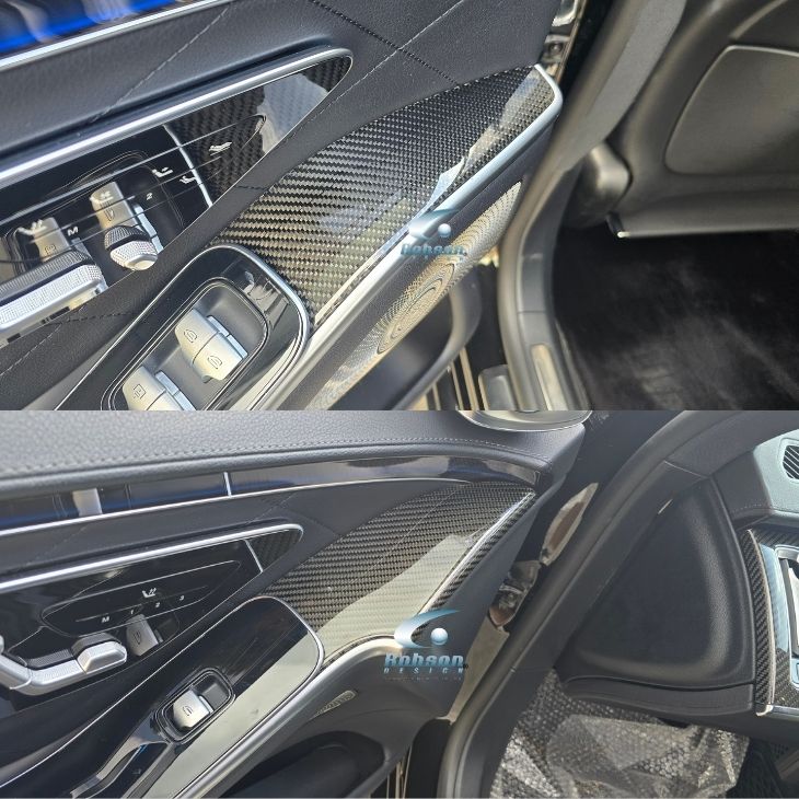 Mercedes Benz S Class S500 W223 2020-2026 Premium Carbon Fiber Interior Panels*6pcs* (core exchange required) - Image 3
