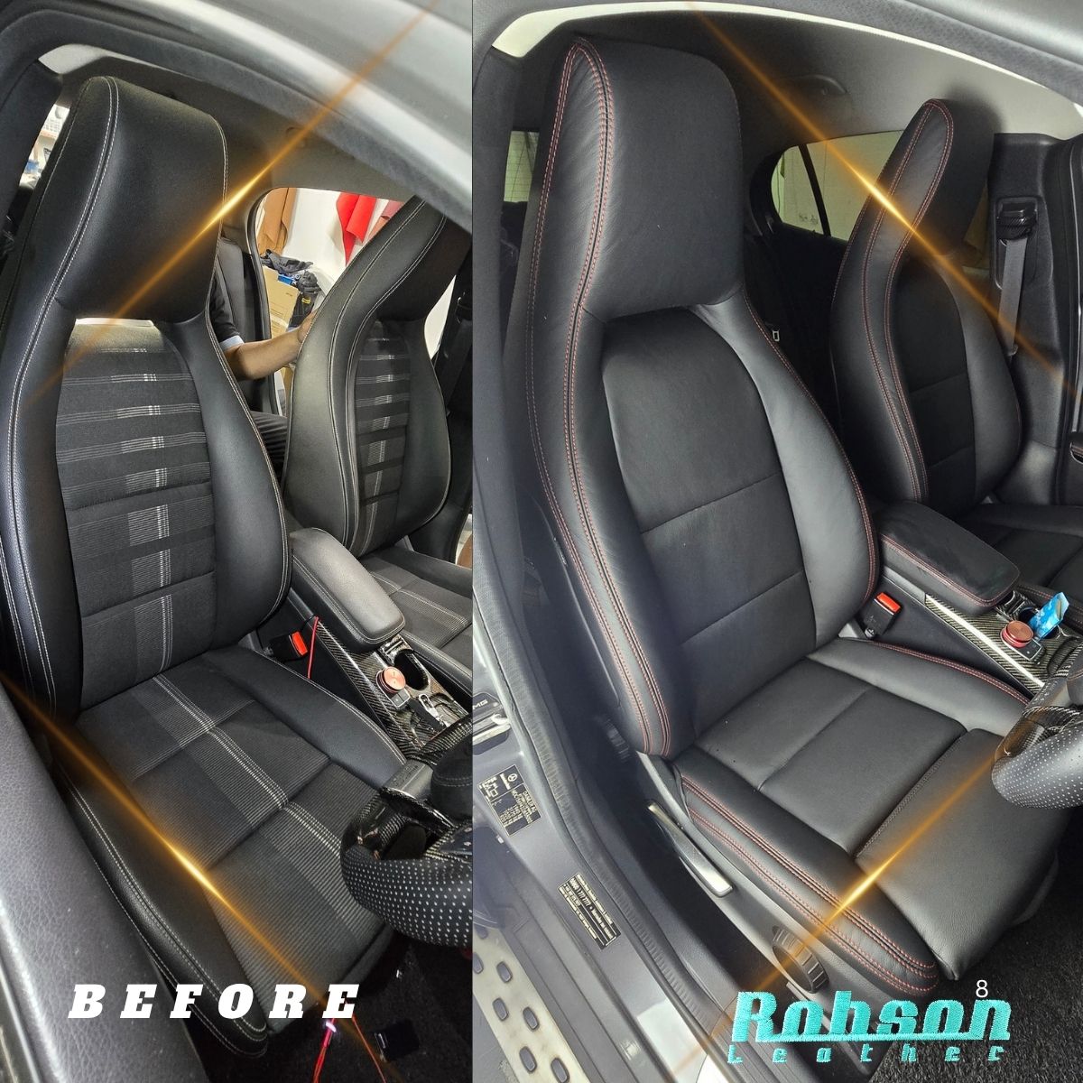 Mercedes Benz AMG C Class Genuine Leather Upholstery(Pricing displayed is for reference and advertising purposes only) - Image 2